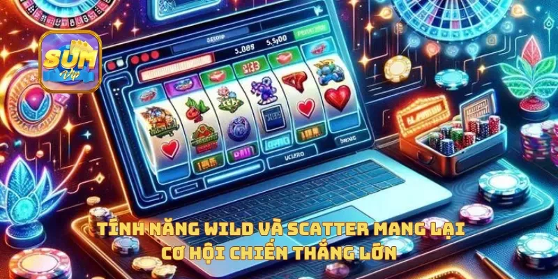 Tính năng Wild và Scatter mang lại cơ hội chiến thắng lớn